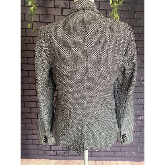 Banana Republic Factory Gray Textured Blazer 4 - Picture 4 of 7